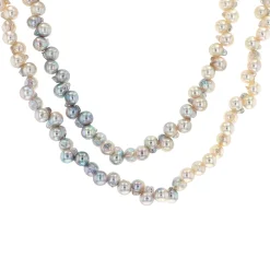 36-Inch Baroque Akoya Pearl Necklace