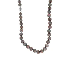 18-Inch Tahitian Pearl Strand with Sterling Silver Clasp