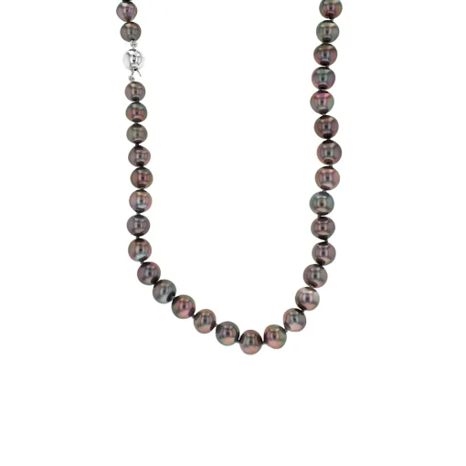 18-Inch Tahitian Pearl Strand with Sterling Silver Clasp