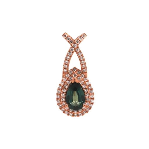 18K Rose Gold Alexandrite Pendant