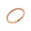14K Rose Gold Beaded Stackable Ring