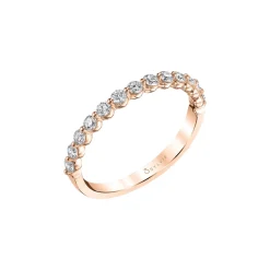 14K Rose Gold Diamond Wedding Band