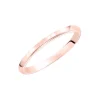 14K Rose Gold Half Round Plain Wedding Band