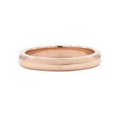 14K Rose Gold Plain Band