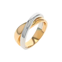 14K Two-Tone Freeform Ring