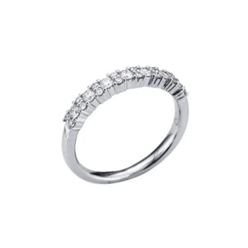 14K White Gold 0.36 Carat Diamond Wedding Band