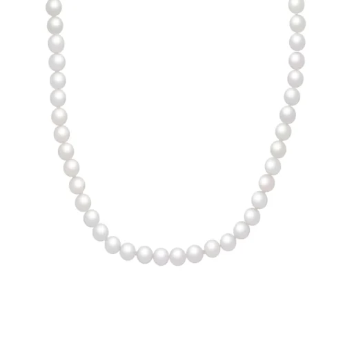 14K White Gold Akoya Pearl Necklace