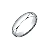 14K White Gold Comfort Fit Plain Wedding Band