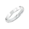 14K White Gold Comfort-Fit Wedding Band