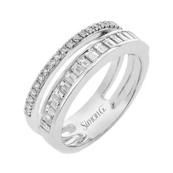 18K White Gold Diamond Fashion Band