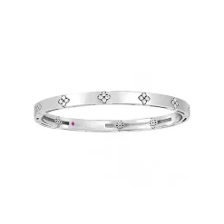 18K White Gold Diamond Verona Bangle Bracelet