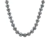 18K White Gold Gray Tahitian Pearl Necklace