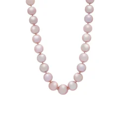 14K White Gold Lavender Freshwater Pearl Necklace