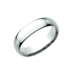 14K White Gold 6mm Comfort Fit Band