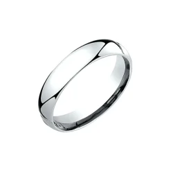 14K White Gold Super Light Comfort-Fit Wedding Band