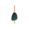 14K Yellow Gold Australian Opal Doublet Pendant