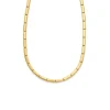 14K Yellow Gold Bar Link Necklace