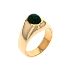 14K Yellow Gold Catseye Tourmaline Ring