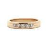 14K Yellow Gold Diamond Wedding Band
