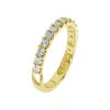14K Yellow Gold Diamond Wedding Band
