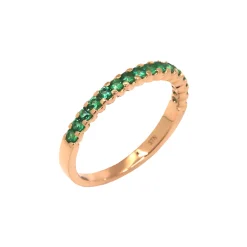 14K Yellow Gold Emerald Ring