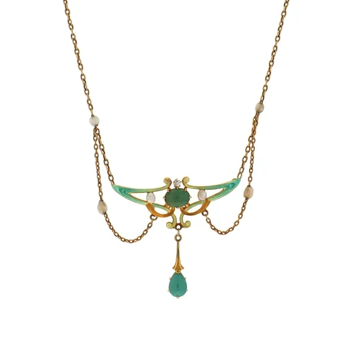 14K Yellow Gold Estate Necklace