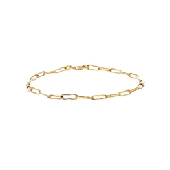 14K Yellow Gold Fancy Link Bracelet
