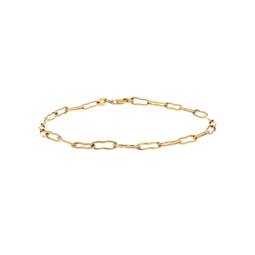 14K Yellow Gold Fancy Link Bracelet