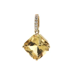 14K Yellow Gold Golden Beryl Pendant