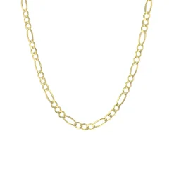 14K Yellow Gold 18-Inch Figaro Chain