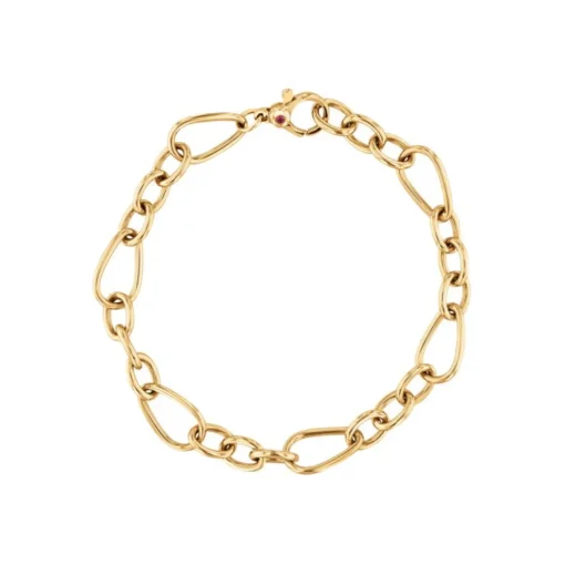 18K Yellow Gold 7.75-inch Link Bracelet