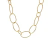 14K Yellow Gold 30-Inch Oval Link Necklace