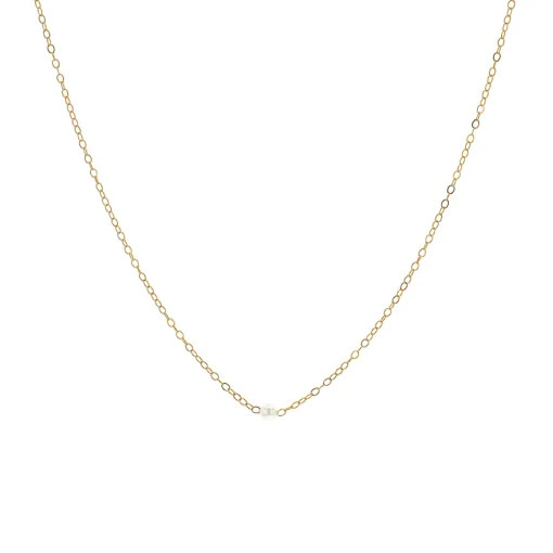 14K Yellow Gold Natural Pearl Add-A-Pearl Necklace