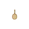 14K Yellow Gold Oval Australian Opal Pendant