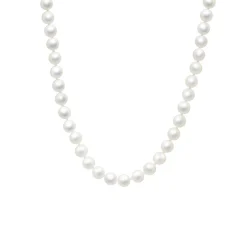 14K Yellow Gold Pearl Necklace