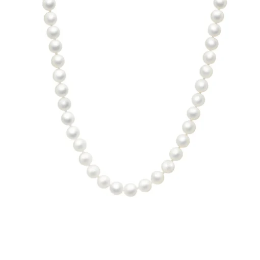 14K Yellow Gold Pearl Necklace