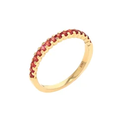 14K Yellow Gold Pink Tourmaline Ring
