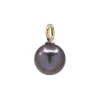 14K Yellow Gold Tahitian Pearl Pendant