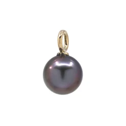 14K Yellow Gold Tahitian Pearl Pendant