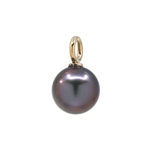 14K Yellow Gold Tahitian Pearl Pendant