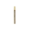 14K Yellow Gold Vertical Diamond Pendant