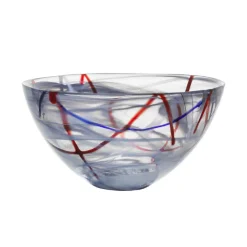KostaBoda – Large Gray Contrast Bowl