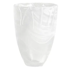 KostaBoda – White/White Contrast Vase