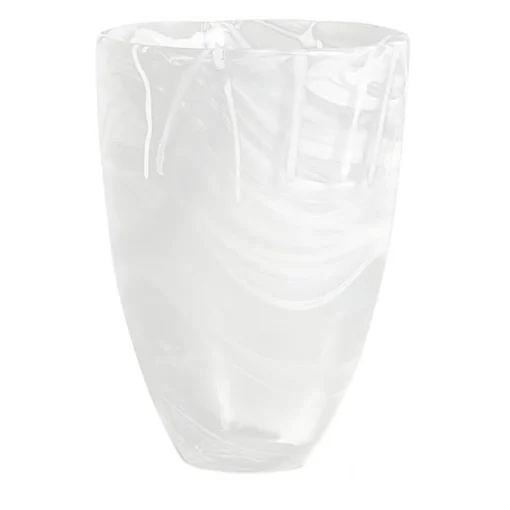 KostaBoda – White/White Contrast Vase