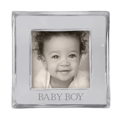 Mariposa – “Baby Boy” 4×4 Signature Frame
