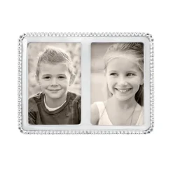 Mariposa – Beaded 4×6 Double Frame