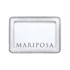 Mariposa – Beaded White 4×6 Frame