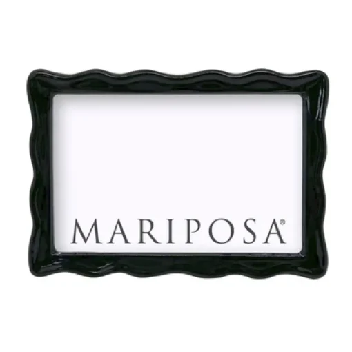 Mariposa – Black Wavy 4×6 Frame