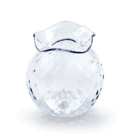 Mariposa – Clear Pineapple Textured Bud Vase