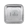 Mariposa – “I Do” Beaded Square Tray